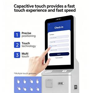Terminal de réservation d'hôtel en libre-service avec distributeur de cartes, terminal de paiement et scanner de passeport - Product Image 5