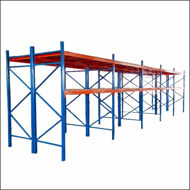 Heavy Duty Warehouse Storage Industrial Shelf Rack Metal Shelving With Steel Deck to Storage