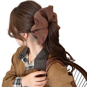 Coleteros Elásticos <span class=keywords><strong>XXL</strong></span> al por Mayor, Bandas para el Cabello Grandes, Antideslizantes, Lisas, Resistentes, de Gamuza Mate, para <span class=keywords><strong>Yoga</strong></span> - Product Image 3