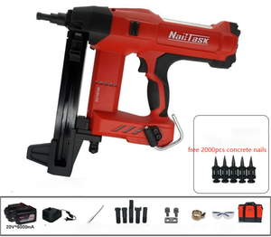 Pistola sparachiodi per calcestruzzo Nailtask DCCN90S2 con pinzatrice elettrica senza fili, molto venduta - Product Image 2