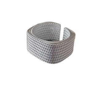 <span class=keywords><strong>Bague</strong></span> ouverte carrée géométrique pour <span class=keywords><strong>femme</strong></span>, <span class=keywords><strong>bague</strong></span> minimaliste à large bande, bijou simple et tendance pour le quotidien - Product Image 6