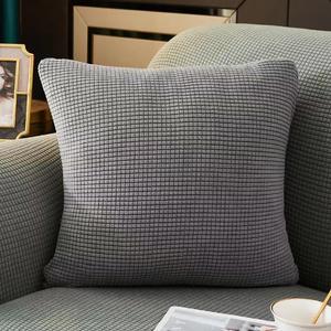 Baru ruang tamu persegi kain tenunan padat rumah kantor Hotel wafel jagung <span class=keywords><strong>kernel</strong></span> tekstur 40x40cm melempar sarung bantal penutup - Product Image 6