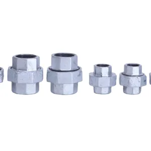 GI Pipe Fittings Sanitary Union Mech Malleable Iron Fittings Din Standard Beaded Cast Malleable Iron Tube Fittings