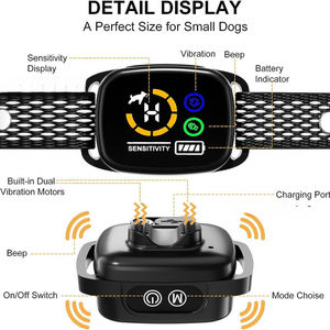 Automatisches Bellkontrollhalsband, wasserdichtes Hundetrainingsgerät mit Vibration/Ton, USB-aufladbar & einstellbare Empfindlichkeit - Product Image 2