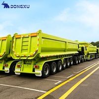 Semi-remorque benne basculante galvanisée 80 tonnes 7x14 8x5 5x10 6x12 Canada