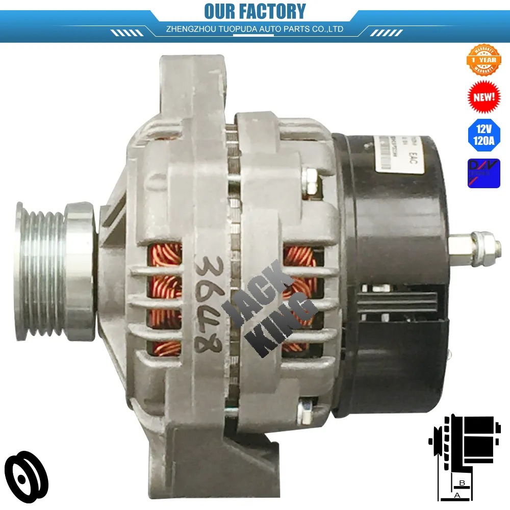 LADA 7712.3701 CHEVROLET NIVA için ALT3648 12V 120A 2123-01 yeni alternatör