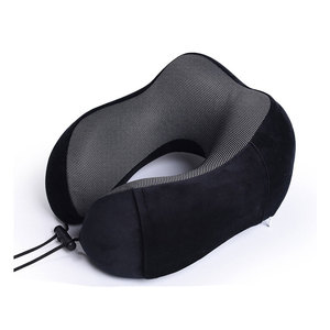 Almohada de Viaje en Forma de U de Espuma Viscoelástica Portátil, Almohada Magnética de Tela para Protección del Cuello para Llevar Contigo Durante Viajes de Negocios - Product Image 6