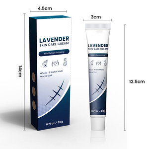 Crème de soin à la lavande pour la peau, pommade anti-cicatrices à la vitamine C, pour les brûlures, les vergetures, les marques d'acné, gel réparateur pour le corps - Product Image 6