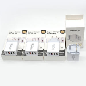 อะแดปเตอร์ไฟ32W พร้อมที่ชาร์จ3USB และชนิด C 4พอร์ตสำหรับเดินทางหัวชาร์จโทรศัพท์มือถืออเนกประสงค์แบบพกพาที่ชาร์จติดผนัง - Product Image 1