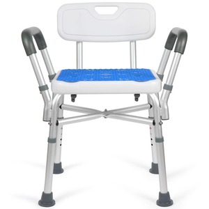 Folding Commode Shower Chair with Bedpan/Home Care or Health Care Toilet Commode Chair/Wheelchair - Product Image 1