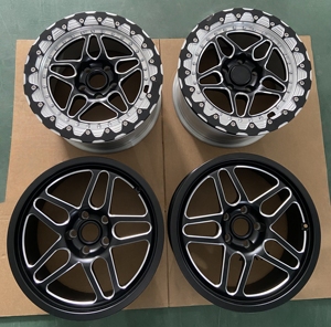 Jantes forgées Beadlock pour course de dragster, 17x10 18x9, en aluminium 6061-T6, jantes tout-terrain pour Mustang, Camaro, GT-R, 350Z, Nissan - Product Image 6