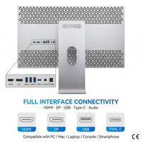 Monitor UHD 27 Inci U27R 9, Panel LM270WR9-SSA1, Gamut Warna 97% DCI-P3, 400 Nits, Layar Kantor