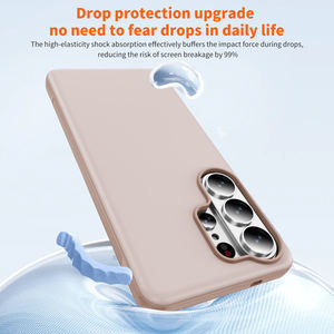 Funda Protectora Rígida para Teléfono con Sensación de Piel para Samsung Galaxy S26 Ultra S25 Edge S24 S23 Plus S21 <span class=keywords><strong>S22FE</strong></span>, Protección Antigolpes - Product Image 4