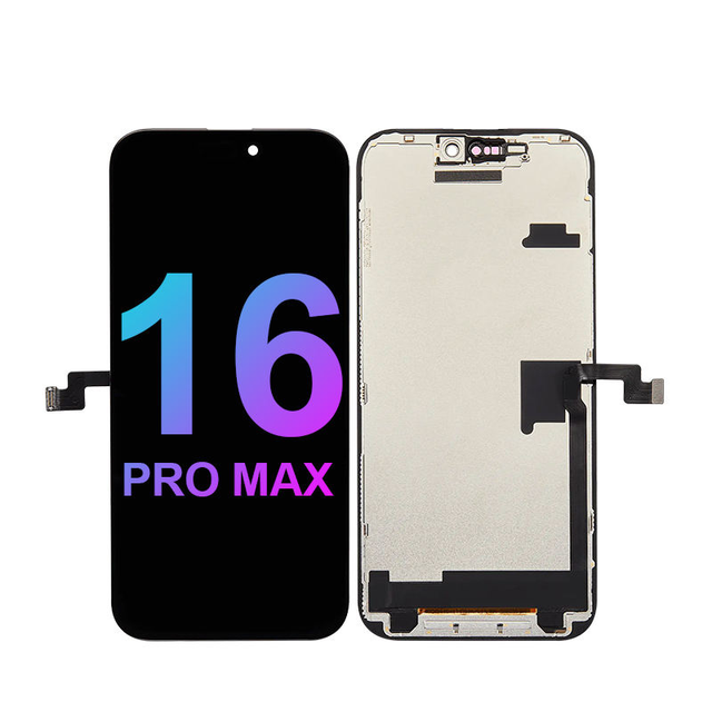 120Hz Soft OLED Mobile Phone Screen for iPhone 16 Pro Max 6.9 Inch LCD Display Touch Screen Digitizer Replacement Assembly