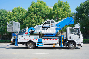 ISUZU 36m truk kerja udara Boom mengangkat pria ember truk Cherry Picker truk dipasang <span class=keywords><strong>Platform</strong></span> udara - Product Image 3