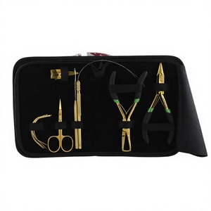 Herramienta de bucle de extensiones de cabello al por mayor con 3 cables adicionales, también alicates nano removedor de acero inoxidable y kit de herramientas mini Tijera - Product Image 1