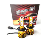 Phares LED YanF2 V6 bicolores 1860 Wick, ampoule de phare de voiture LED universelle H1, lampe de remplacement modifiée