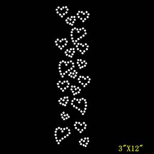 Meilleure vente fleur <span class=keywords><strong>de</strong></span> conception <span class=keywords><strong>de</strong></span> tourbillon pour Cheer Bow Strip Rhinestone Iron on Bling Transfer - Product Image 5