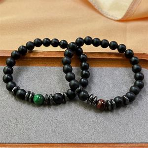 Pulsera de Piedra Natural con Cuentas de Vidrio Coloridas, Amuleto de Protección, Innovador Control de Calidad Estricto, Tarjeta de Consejos de Mantenimiento - Product Image 4