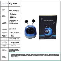 Ornement solaire ABS diffuseur de parfum solide, décoration d'intérieur, grand robot voiture, aromathérapie et élimination des odeurs