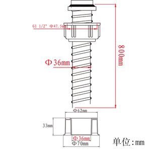 Tubería de drenaje para <span class=keywords><strong>fregadero</strong></span> de cocina, sifón para <span class=keywords><strong>fregadero</strong></span> de cocina, kit de fontanería - Product Image 5