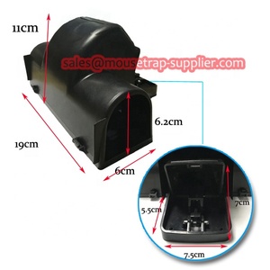 Piège à <span class=keywords><strong>souris</strong></span> et rats réutilisable en plastique grand format, tunnel anti-nuisibles sûr pour intérieur - Product Image 6