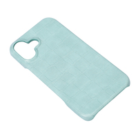 Étui de protection pour téléphone de la série 16, Zenos Factory, de haute qualité, tendance, mignon, en cuir PU marbré, fait à la main, motif carré