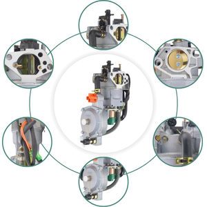 ביצועים גבוהים קרבורטור דלק כפול מתאים honda gx160 gx200 gx420 11hp-16hp מנוע קטן Lpg 4.5-10kw 188f - Product Image 5