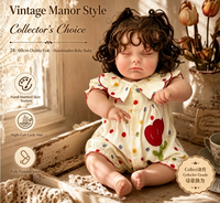 Poupée réaliste pour tout-petits de 24 pouces (60 cm), poupée bébé en vinyle souple, jouet de jeu d'imitation, cadeau surprise