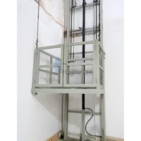 Vertikaler Lastenaufzug, Hydraulischer Wandmontierter Fracht-Aufzug für Keller, Kleiner Güteraufzug