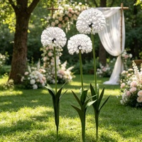 Décoration créative, arrangement floral artificiel de pissenlits, accessoires de fleurs géantes artificielles pour mariage, événement, photographie en extérieur