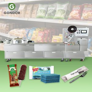 Cutlery Napkin Spoon Fork Knife Toilet Tissue Plastic Soap Making Semi-Automatic Packing Package Machine - Product Image 1