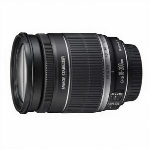 Objectif zoom tout-en-un EF-S 18-200mm F3.5-5.6 IS d'occasion compatible avec les appareils photo reflex numériques APS-C 100D 600D 700D 60D <span class=keywords><strong>70D</strong></span> 7D - Product Image 1
