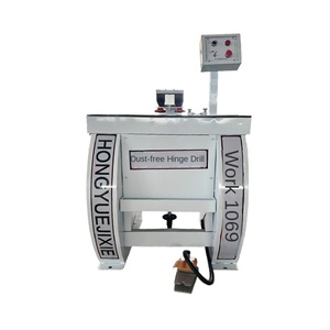 เครื่องเจาะบานพับแบบหัวเดียว รุ่น MZ73031A ป้องกันฝุ่นละออง เครื่องจักรงานไม้แบบสาม-in-หนึ่ง และอุปกรณ์เจาะแบบเจาะลง - Product Image 1