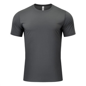 เสื้อยืดแขนสั้นแห้งเร็วสำหรับผู้ชาย 100 โพลีเอสเตอร์ ชุดกีฬาสำหรับทำงานและกิจกรรมสร้างทีม - Product Image 3