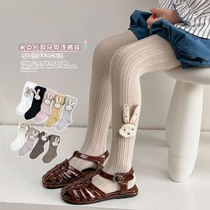 Yy442 Collant in Maglia Anti-Pilling Primaverili e Autunnali con Coniglio 3D per Bambine, Neonati e Bambini - Product Image 2