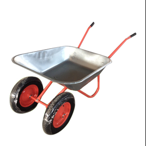 Bán buôn 200kg kim loại công nghiệp xe đẩy tay Heavy Duty carretillas bánh xe barrow xây dựng xe cút kít với khí nén bánh xe - Product Image 6