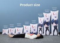 Housse de coussin Dakimakura en tissu peau de pêche inaltérable, personnalisée, pour coussin de corps Dakimakura Hentai