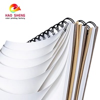 Carnet de dessin en spirale pour enfants, personnalisable avec logo, couverture en carton amusante, reliure spirale, produit en gros
