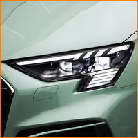 Pour Audi A3 8Y 2021 2022 2023 2024, ensemble de phares à LED matriciels, double lentille Bi-LED, boîtier noir fumé avec accessoires DRL