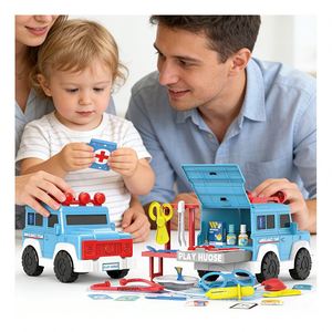 Juego de Juguetes de Doctor de la Imaginación, Kit Médico de Plástico para Niños, Juego de Imitación de Hospital y Clínica, Juego Educativo de Roles, Regalo de Aprendizaje - Product Image 4