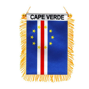 Drapeau suspendu à Cape verte, 4X6 pouces, livraison gratuite - Product Image 1