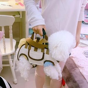 Sac de transport pour petit chiot, pour voyages, randonnées, extérieur, 3 en 1, respirant, porte-bébé mains libres pour animaux de compagnie, sac à dos de transport pour chien générique avec laisse - Product Image 2