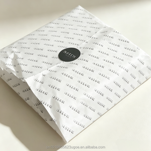<span class=keywords><strong>Papel</strong></span> de Regalo <span class=keywords><strong>para</strong></span> Tiendas de Ropa, con Logotipo Personalizado, Impresión Dorada, Semitransparente, Blanco, Suave y Mate - Product Image 3