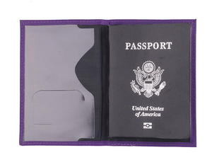 Vente en gros de housses de <span class=keywords><strong>passeport</strong></span> personnalisées en cuir PU bon marché, housse de <span class=keywords><strong>passeport</strong></span> française pour femmes et hommes - Product Image 4