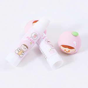 Envase de Plástico Personalizado con Forma de Durazno para Bálsamo Labial, Contenedor Cosmético Vacío para Lápiz Labial y Brillo Labial, Venta al Por Mayor - Product Image 5