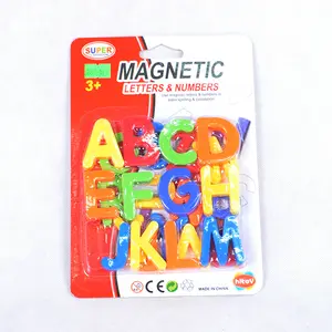 益智玩具ABC 3d磁性字母英语磁铁字母/数字学前创意数学玩具