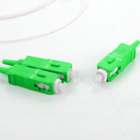 Répartiteur de fibre optique 1/4 1/8 1/16 1/32 LC SC APC UPC 0,9 mm Mini PLC Monomode avec connecteur SC Mini-module Répartiteur