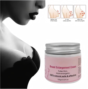 Crème d'augmentation mammaire biologique à base de plantes avec des ingrédients naturels et une formule raffermissante pour l'augmentation mammaire des femmes 100 ml - Product Image 1