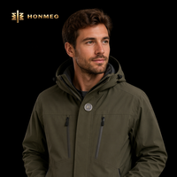Kancing Tekan Logam Bulat Kustom HONMEO untuk Jaket Luar Ruangan, Pakaian, Jeans, Kulit, DIY